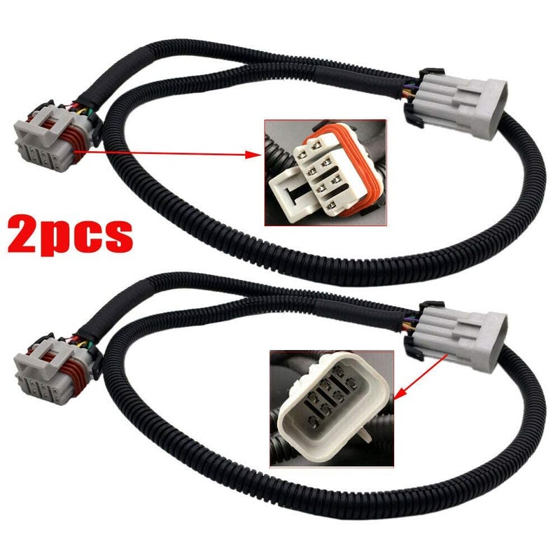 LIZAPUS 2 Set 36" Ignition Coil Extension Harness Relocation for LS1 LS2 LS3 LS6 LQ4 LM7 - Image 2